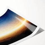 Serene Landscape Wall Art – Golden Horizon at Dusk