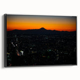 City Skyline Wall Art – Vibrant Urban Landscape Photography Print