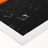 City Skyline Wall Art – Vibrant Urban Landscape Photography Print