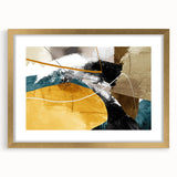 Dynamic Curves – Earth Tone Abstract Wall Art with Bold Textures