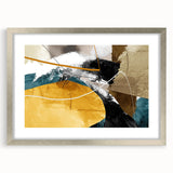 Dynamic Curves – Earth Tone Abstract Wall Art with Bold Textures
