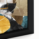 Dynamic Curves – Earth Tone Abstract Wall Art with Bold Textures