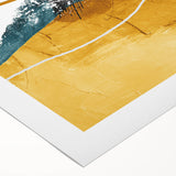 Dynamic Curves – Earth Tone Abstract Wall Art with Bold Textures