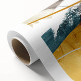 Dynamic Curves – Earth Tone Abstract Wall Art with Bold Textures