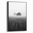 Foggy Barn Landscape - Fine Art Photography Framed Prints