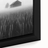 Foggy Barn Landscape - Fine Art Photography Framed Prints