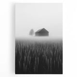 Foggy Barn Landscape - Fine Art Photography Framed Prints