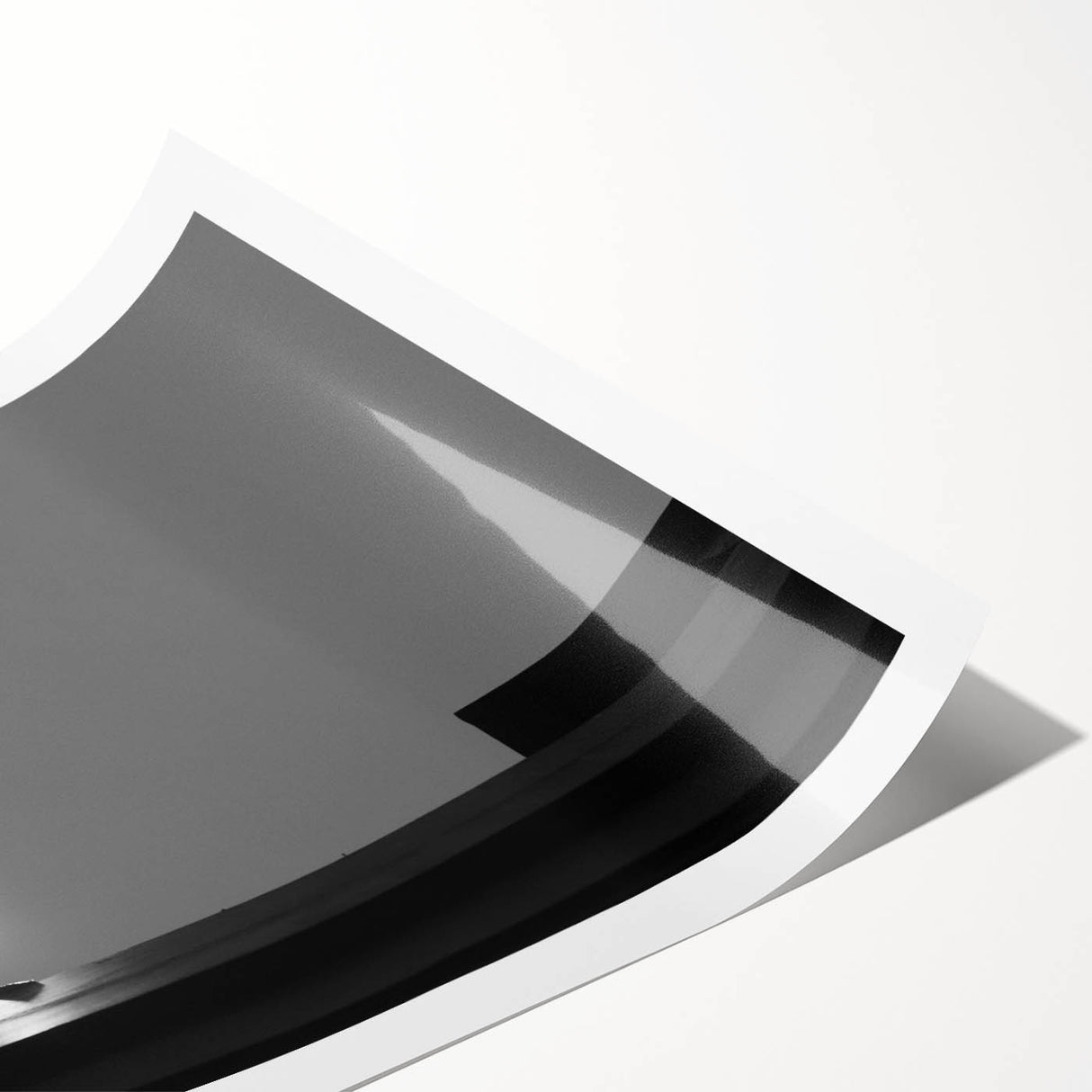 Black and White Minimalist Landscapes – Streetlamp in Urban Stillness
