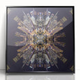Urban Architectural Wall Art - Futuristic Cityscape Print