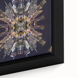 Urban Architectural Wall Art - Futuristic Cityscape Print
