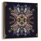 Urban Architectural Wall Art - Futuristic Cityscape Print