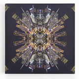 Urban Architectural Wall Art - Futuristic Cityscape Print