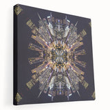 Urban Architectural Wall Art - Futuristic Cityscape Print