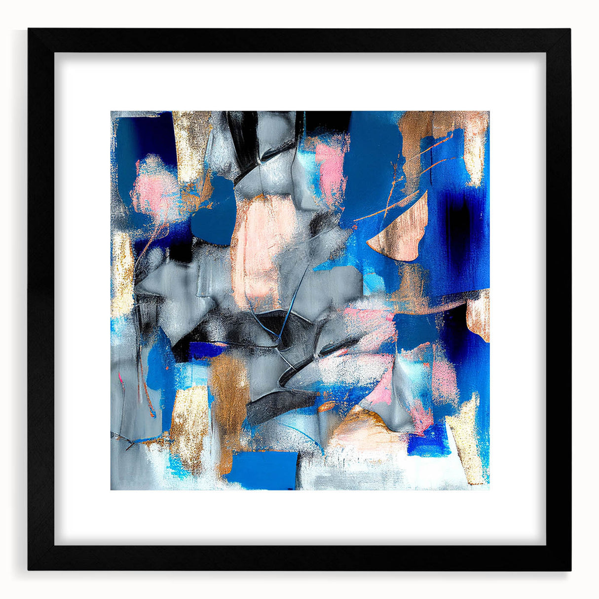 Dynamic Curves – Earth Tone Abstract Wall Art with Bold Textures