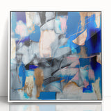 Dynamic Curves – Earth Tone Abstract Wall Art with Bold Textures