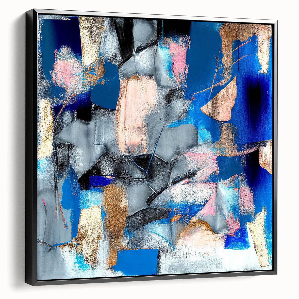 Dynamic Curves – Earth Tone Abstract Wall Art with Bold Textures