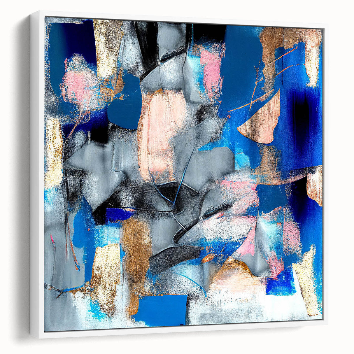 Dynamic Curves – Earth Tone Abstract Wall Art with Bold Textures