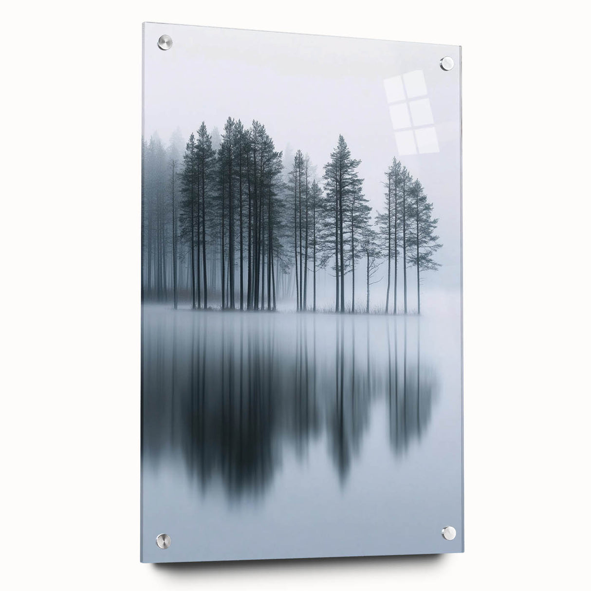 Misty Forest Reflection - Fine Art Photography Acrylic Prints