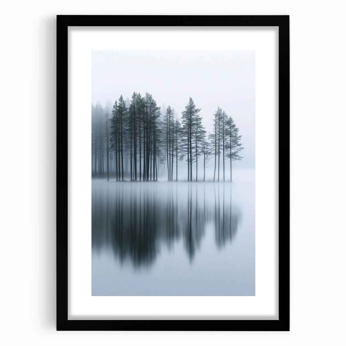 Misty Forest Reflection - Fine Art Photography Acrylic Prints
