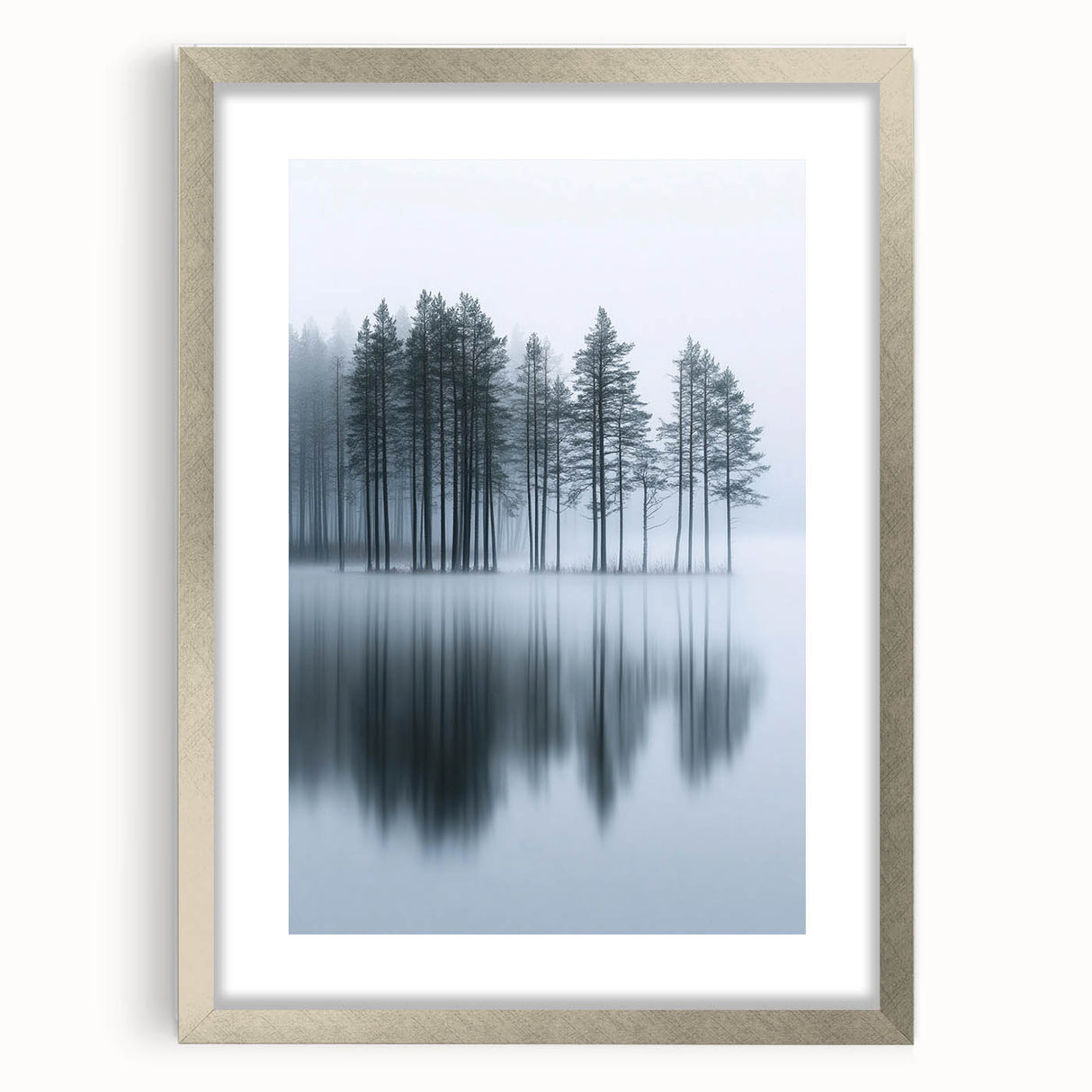Misty Forest Reflection - Fine Art Photography Acrylic Prints