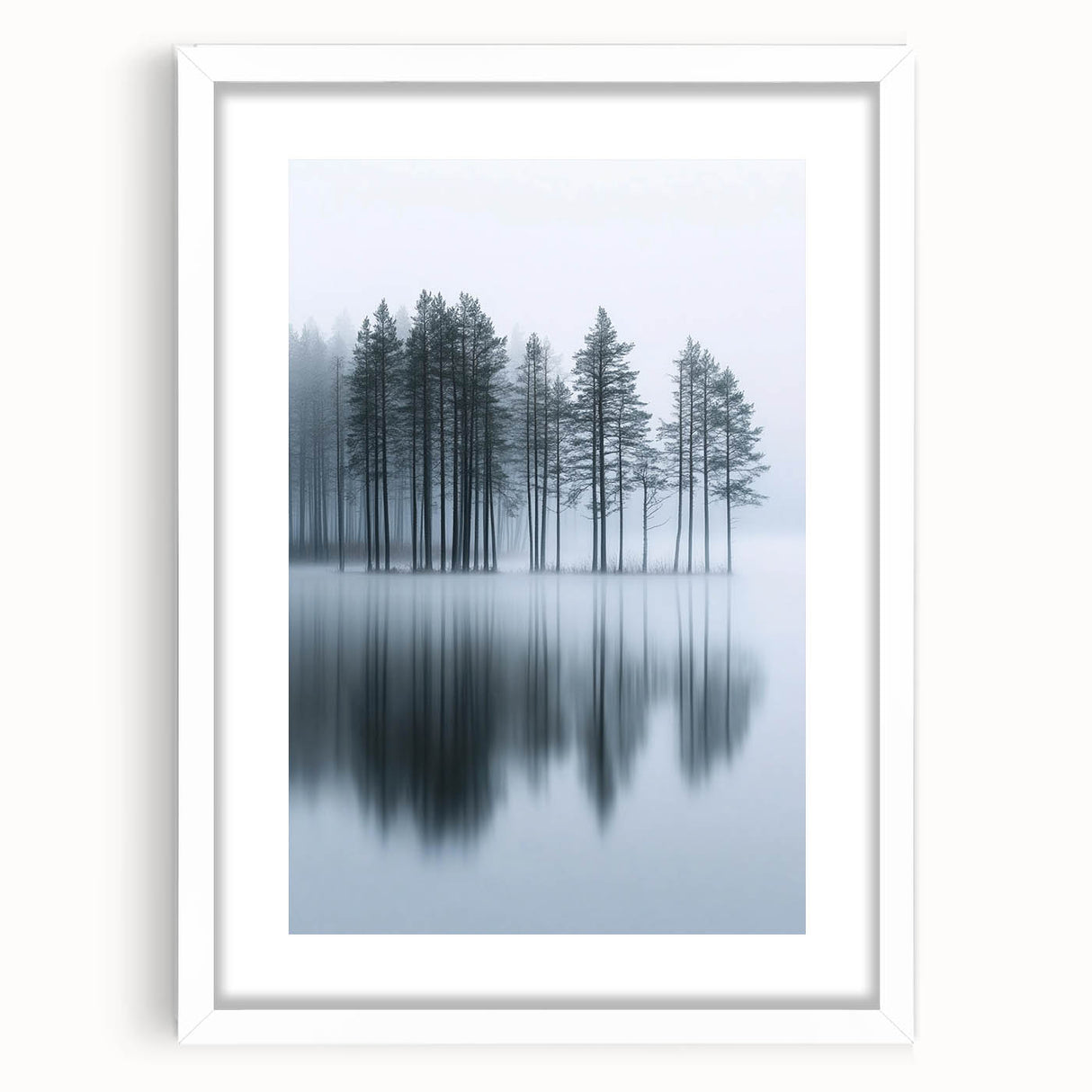 Misty Forest Reflection - Fine Art Photography Acrylic Prints