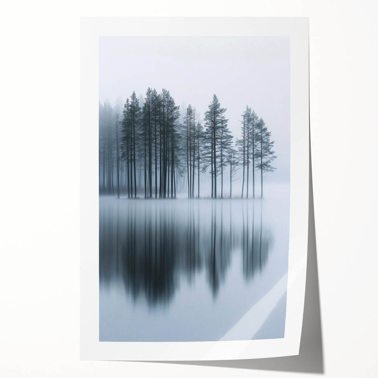 Misty Forest Reflection - Fine Art Photography Acrylic Prints