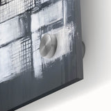 Minimalist Wall Décor - Black & White Abstract Geometric Print