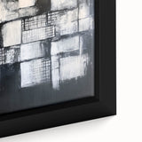 Minimalist Wall Décor - Black & White Abstract Geometric Print