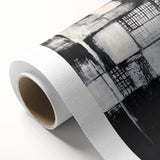 Minimalist Wall Décor - Black & White Abstract Geometric Print