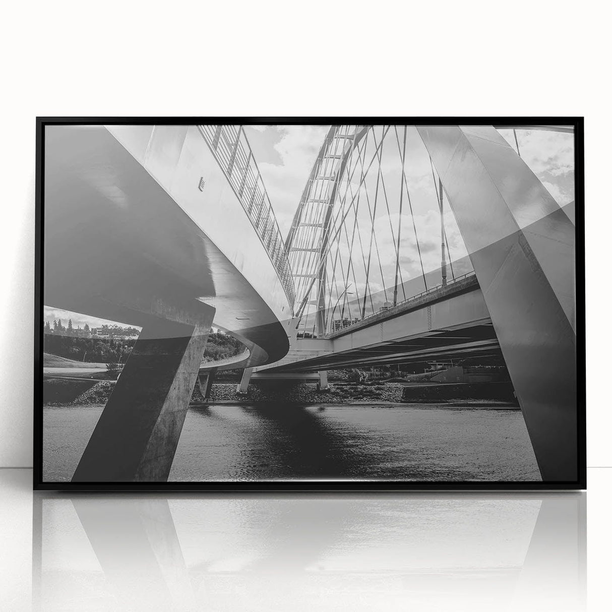 Metropolitan Photography Art - Modern Bridge Architectural Print