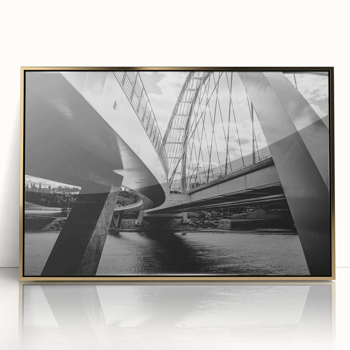Metropolitan Photography Art - Modern Bridge Architectural Print