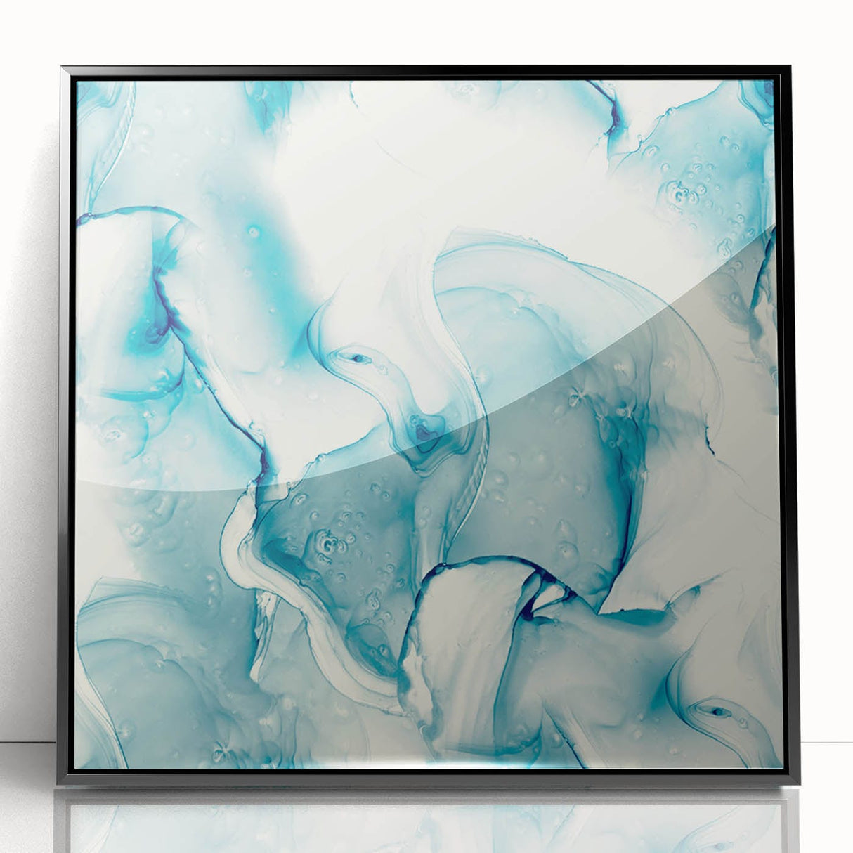 Fluid Abstract Wall Art - Contemporary Fluid Acrylic Wall Decor