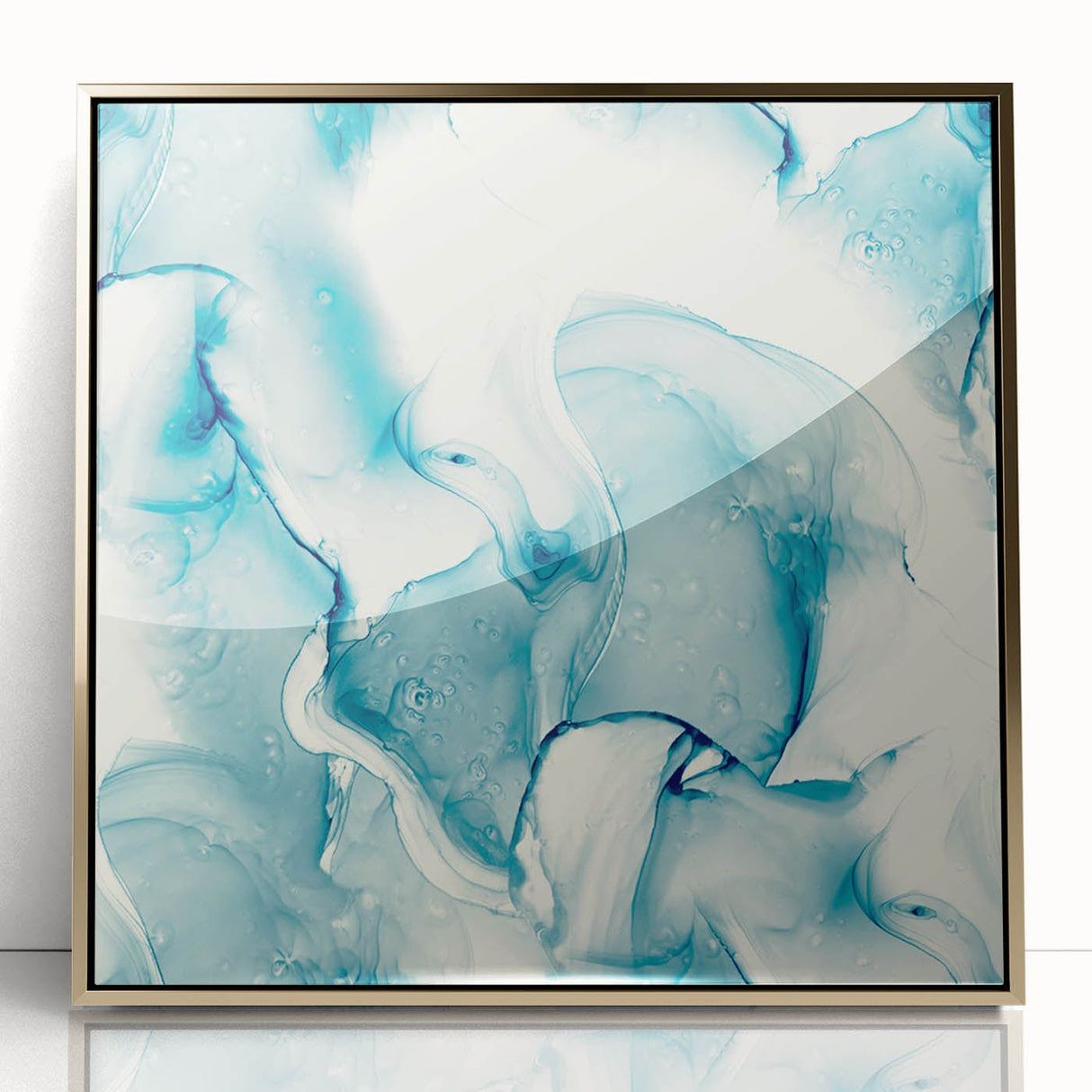 Fluid Abstract Wall Art - Contemporary Fluid Acrylic Wall Decor