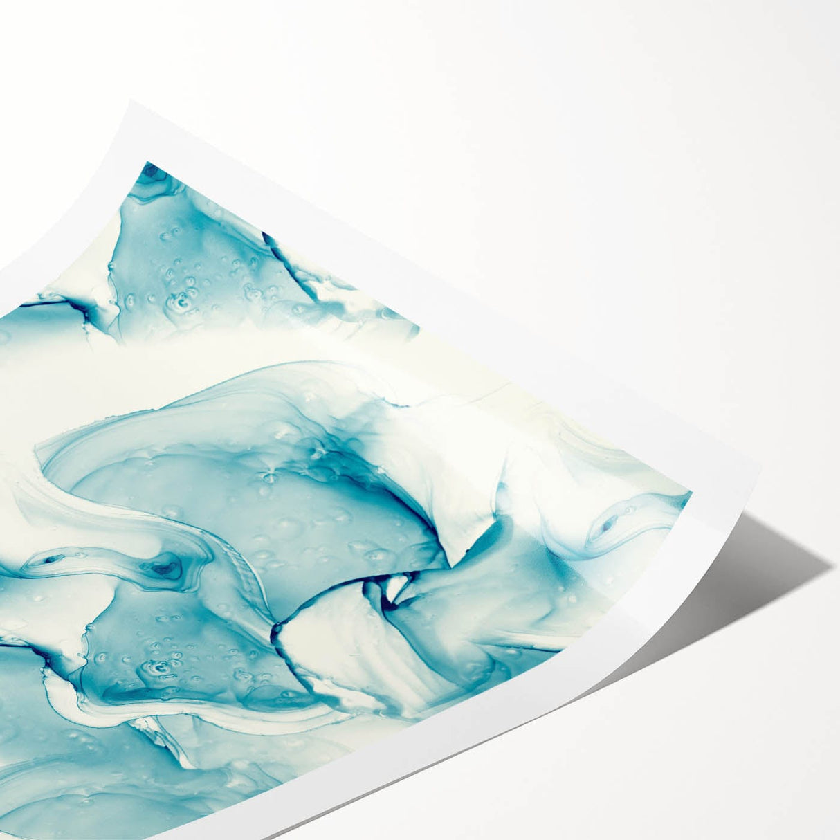 Fluid Abstract Wall Art - Contemporary Fluid Acrylic Wall Decor