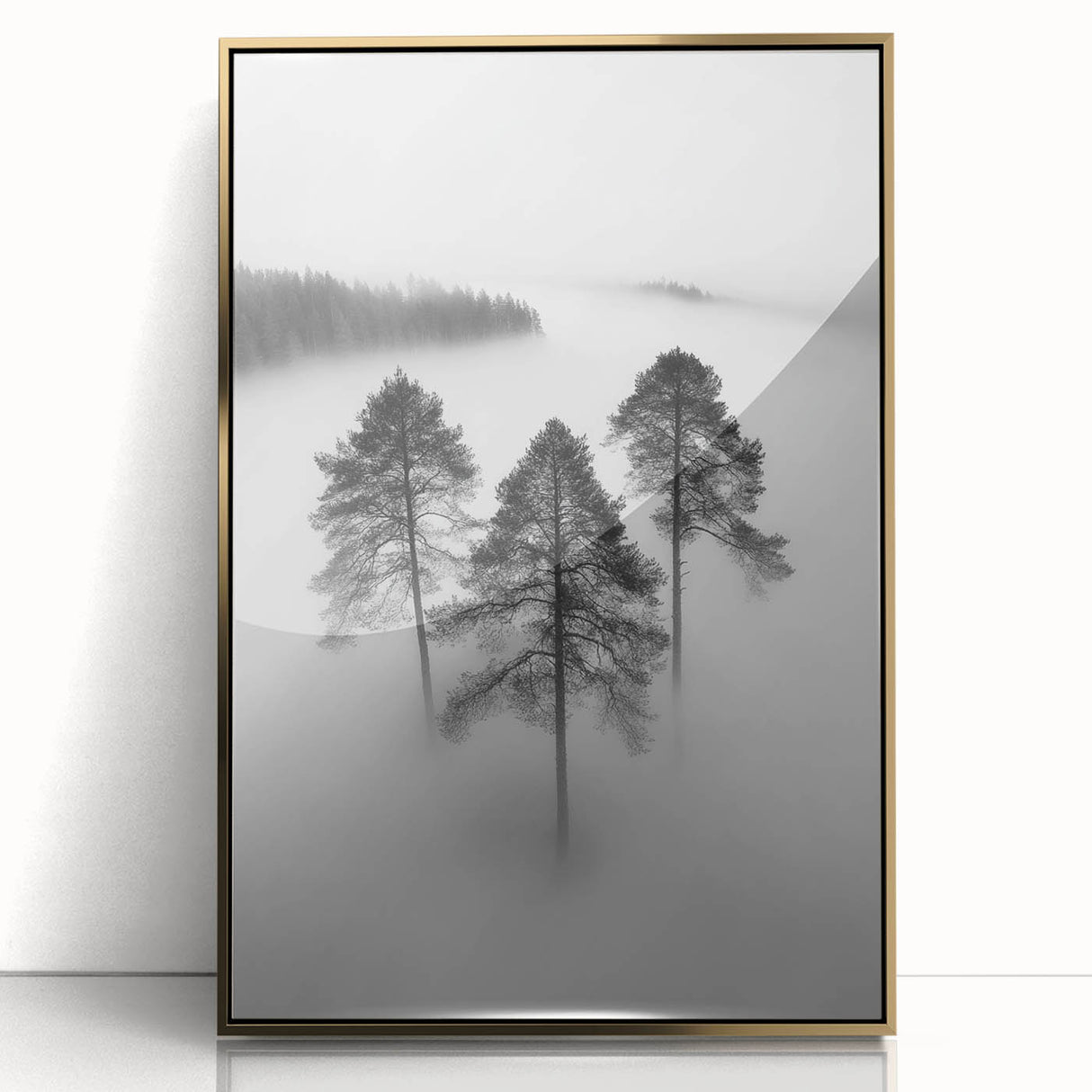 Misty Forest Trio - Fine Art Photography Framed Prints