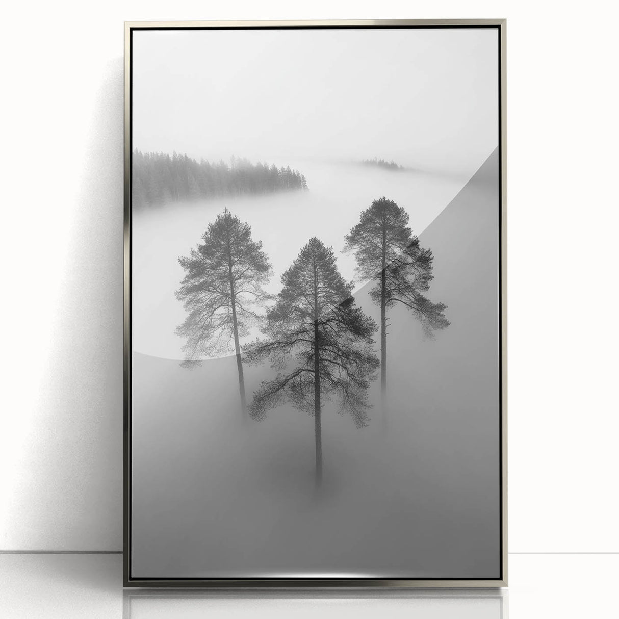 Misty Forest Trio - Fine Art Photography Framed Prints