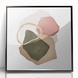 Contemporary Minimalist Wall Art – Geometric Abstract Earth Tones