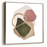 Contemporary Minimalist Wall Art – Geometric Abstract Earth Tones