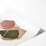 Contemporary Minimalist Wall Art – Geometric Abstract Earth Tones