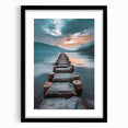 Tranquil Lakeside Pathway – Serene Nature Landscape Art Print