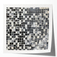 Abstract Art for Sale - Black & White Textured Geometric Print