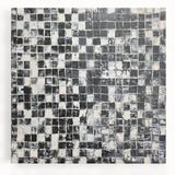 Abstract Art for Sale - Black & White Textured Geometric Print