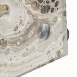 Modern Fluid Art Prints - Neutral Abstract Fluid Canvas Art Decor