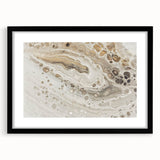 Modern Fluid Art Prints - Neutral Abstract Fluid Canvas Art Decor