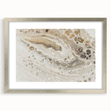 Modern Fluid Art Prints - Neutral Abstract Fluid Canvas Art Decor
