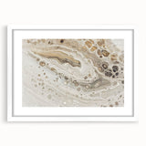 Modern Fluid Art Prints - Neutral Abstract Fluid Canvas Art Decor