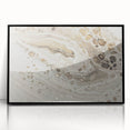 Modern Fluid Art Prints - Neutral Abstract Fluid Canvas Art Decor