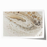 Modern Fluid Art Prints - Neutral Abstract Fluid Canvas Art Decor