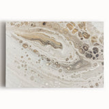 Modern Fluid Art Prints - Neutral Abstract Fluid Canvas Art Decor