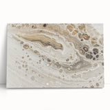 Modern Fluid Art Prints - Neutral Abstract Fluid Canvas Art Decor